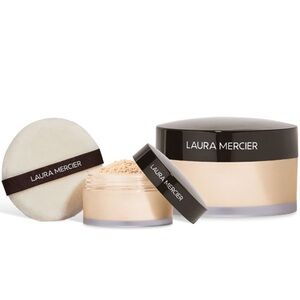 Laura Mercier Translucent Loose Setting Powder Duo & Velour Puff LE Discontinued
